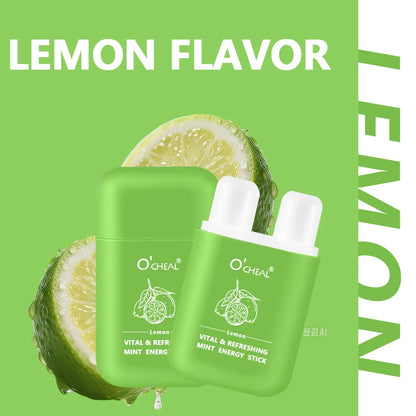 Energy Stick Double Hole Energizing Energy Bar Fresh Mint Scent Refreshing Fatigue Relief Inhaler Energy Vapors Stick