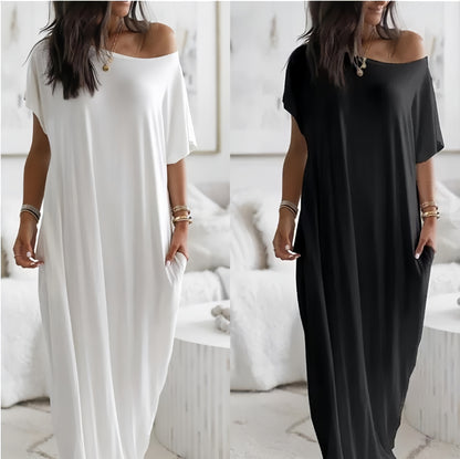 Off-Shoulder Maxi Dress