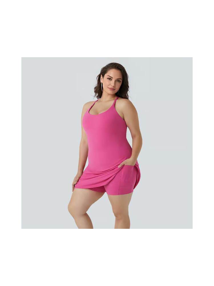 Sports Dress with Built-In Shorts