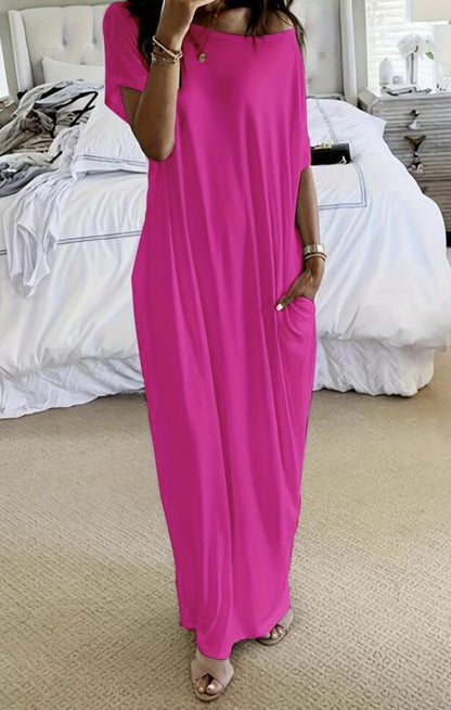 Off-Shoulder Maxi Dress