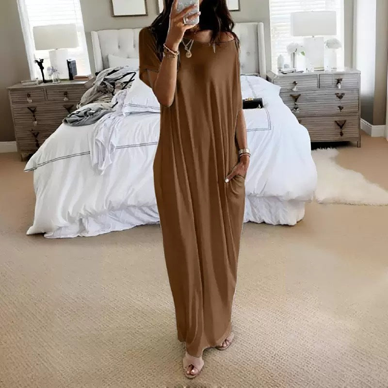 Off-Shoulder Maxi Dress