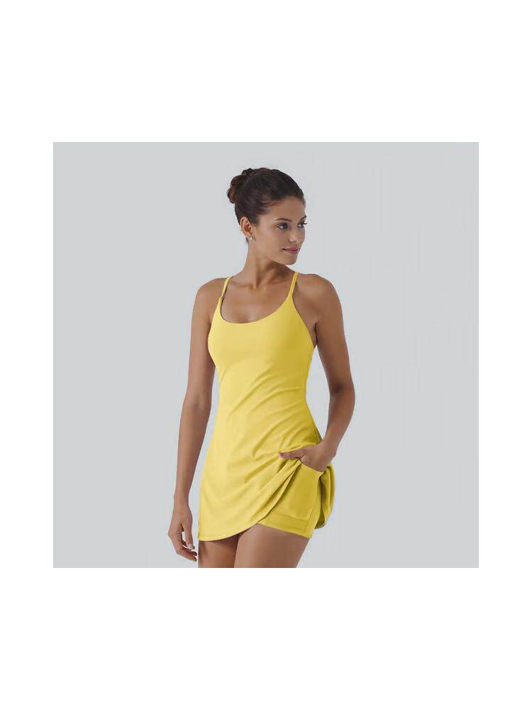 Sports Dress with Built-In Shorts