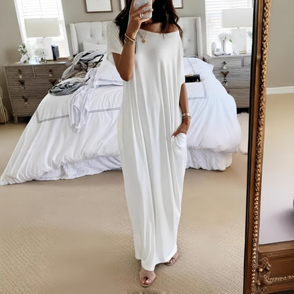 Off-Shoulder Maxi Dress