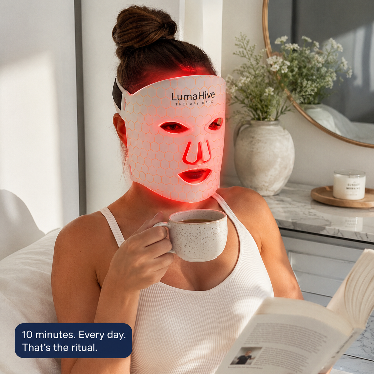 LumaHive Therapy Mask — 30-day money back guarantee